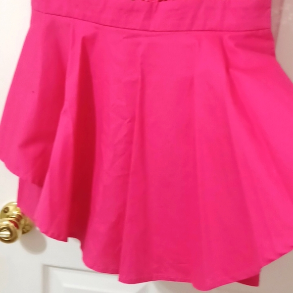 Soieblu Lace Hot Pink Romper - Picture 3 of 7